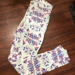 Red, white & blue skinny jeans